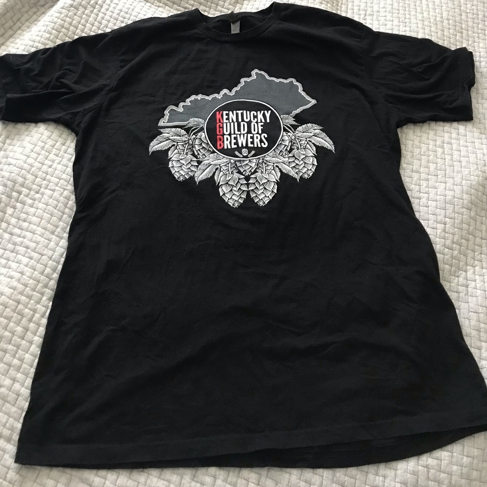 Kentucky Guild of Brewers Large Black Tee - Picture 1 of 3